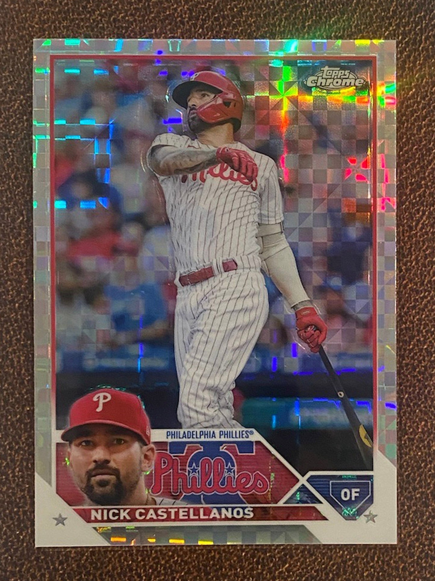 Nick Castellanos - 2023 Topps Chrome - XFractors - Phillies