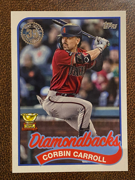 Corbin Carroll - 2024 Topps Series1 - 1989 Inserts - Diamondbacks