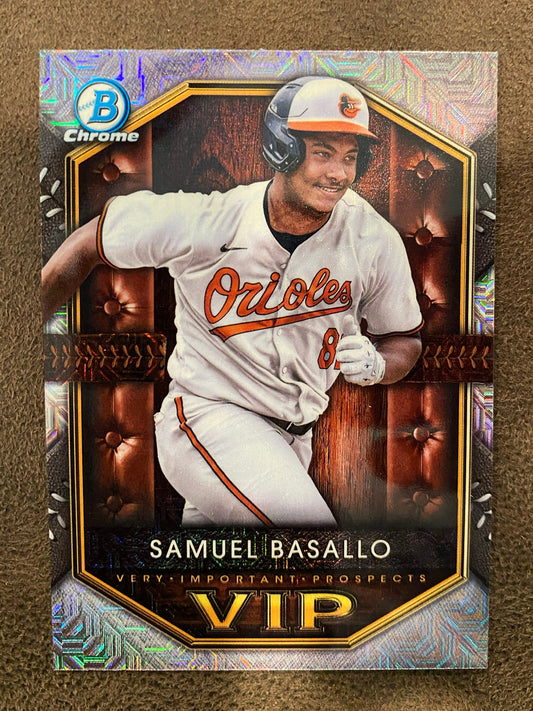 Samuel Basallo - 2025 Topps Heritage - VIP Mojo Refractor - Orioles