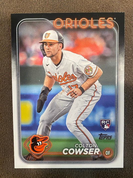 Colton Cowser - 2024 Topps Series 1 - Rookie base card - Orioles