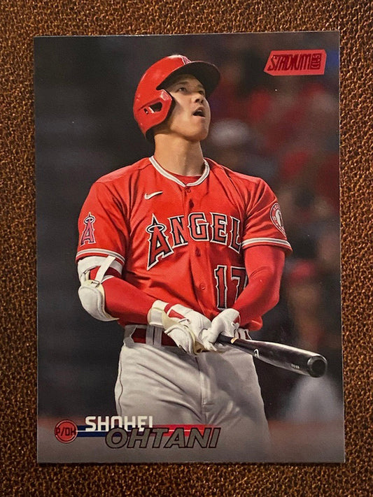 Shohei Ohtani - 2023 Topps Stadium Club - Red Foil - Angels
