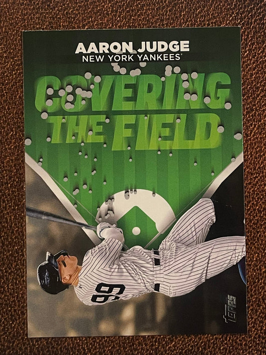 Aaron Judge - 2024 Topps Series 2 - Covering the Field Insert - Yankees