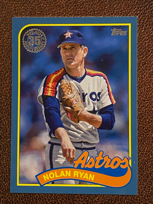 Nolan Ryan - 2024 Topps Series 1 - Blue Parallel - Astros