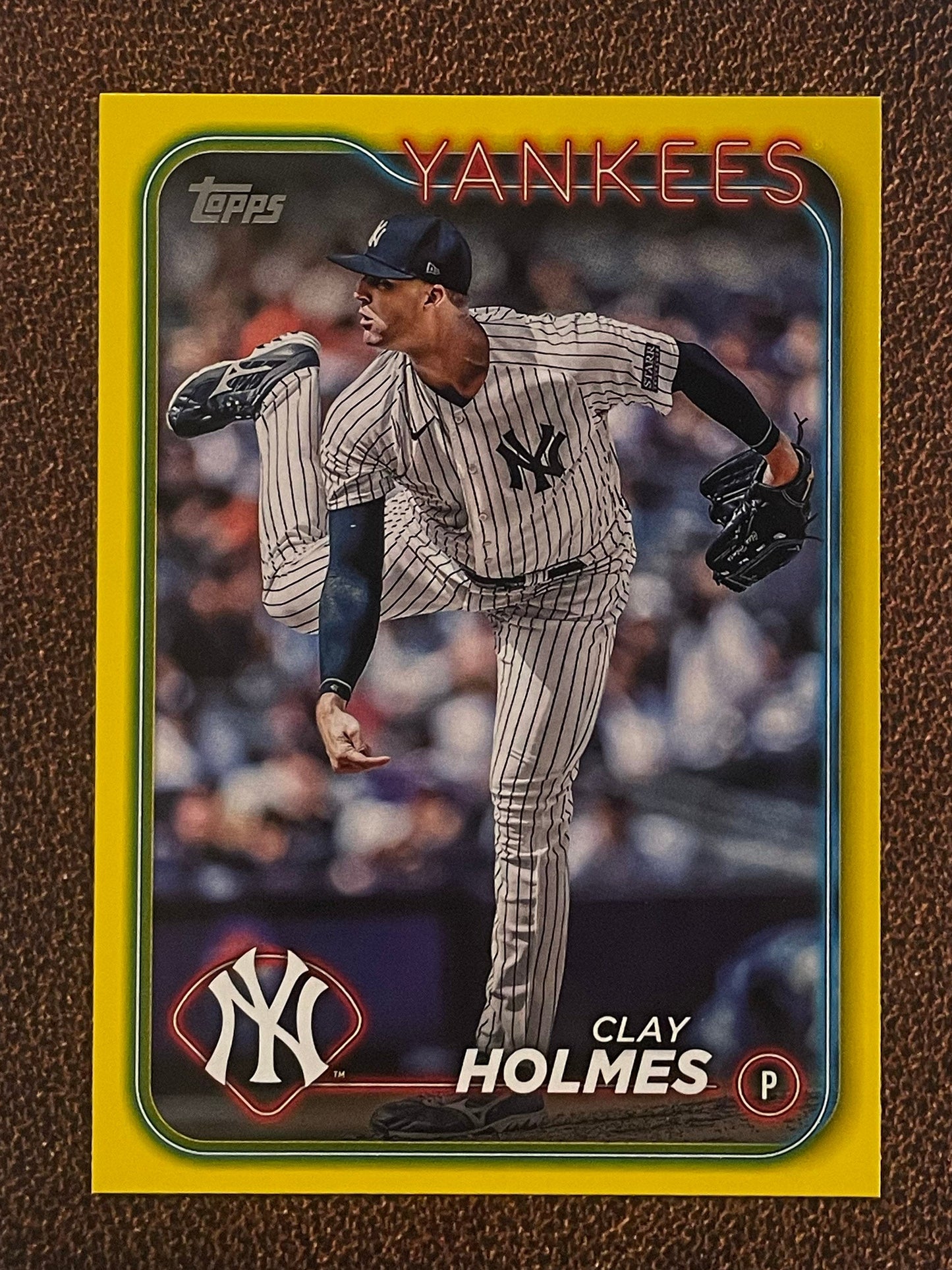 Clay Holmes - 2024 Topps Series 1 - Yellow Parallel - Yankees