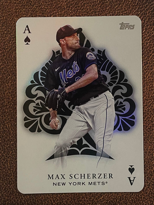 Max Scherzer - 2024 Topps Series 1 - All Aces - Mets