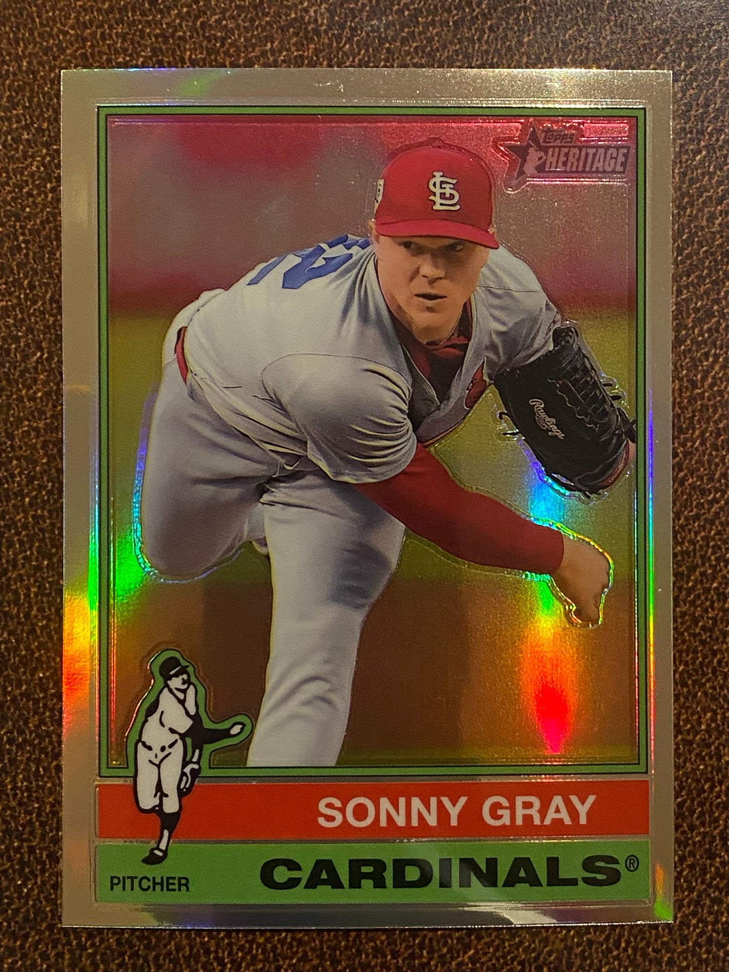 Sonny Gray - 2025 Topps Heritage - Refractor - Cardinals