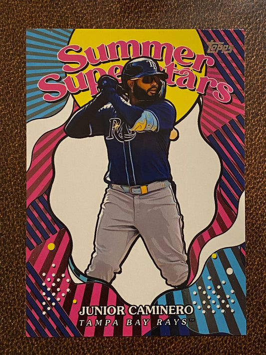 Junior Caminero - 2025 Topps Series 2 - Summer Superstars Insert - Rays