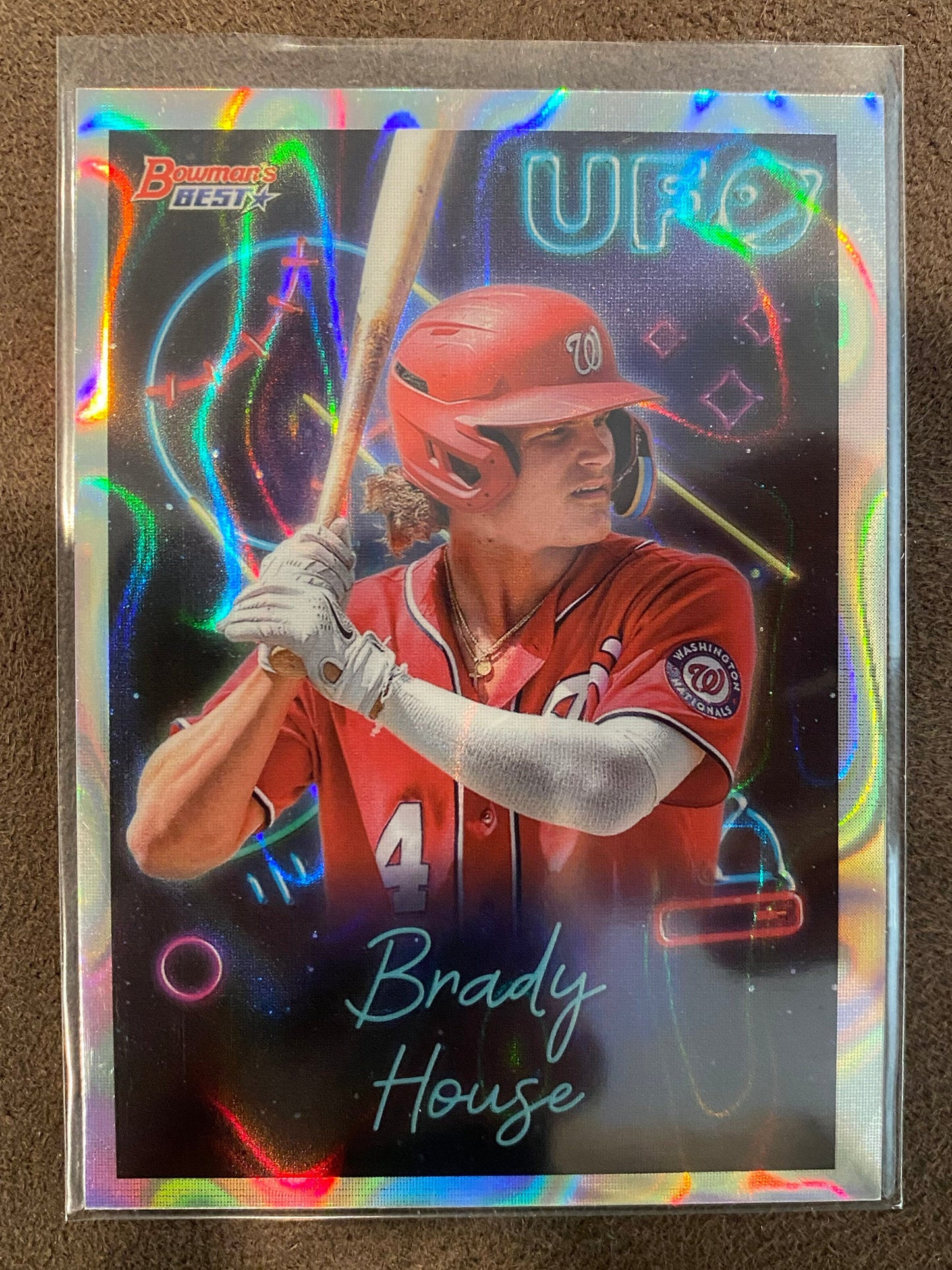 Brady House - 2022 Bowman's Best - UFO Lava /50 - Nationals