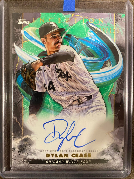 Dylan Cease - 2024 Topps Inception - Green AUTO /125 - White Sox