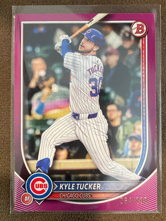Kyle Tucker - 2025 Bowman - Fuschia /299 - Cubs