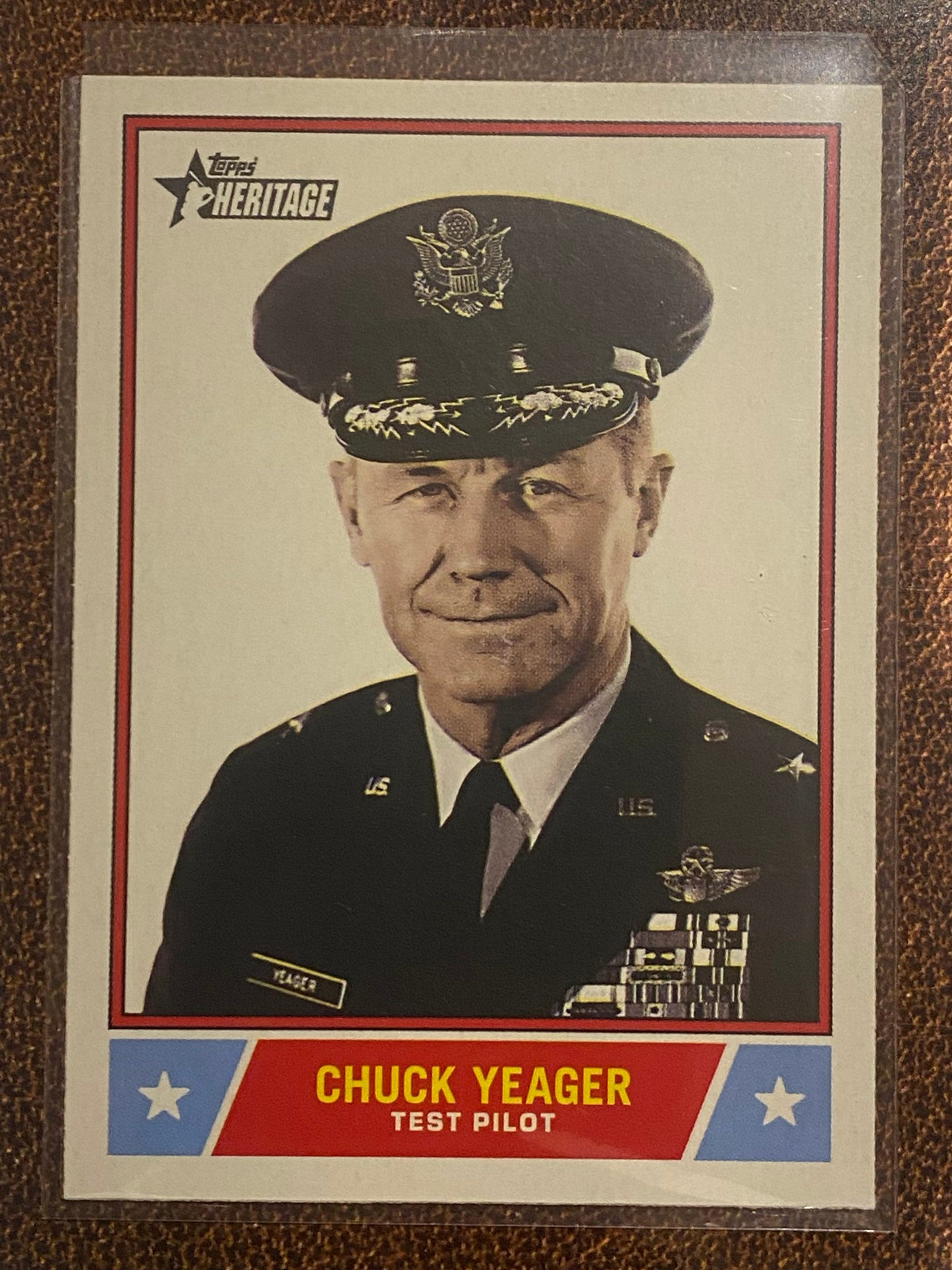 Chuck Yeager - 2025 Topps Heritage - Notable Americans (NS-38) -