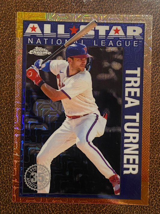 Trea Turner - 2025 Topps Series 2 - 1990 All Star Mojo Refractor - Phillies