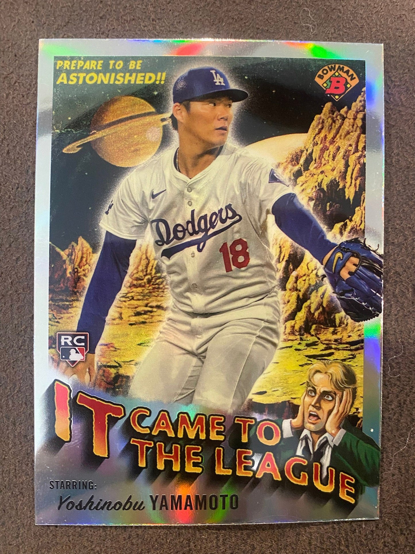 Yoshinobu Yamamoto - 2024 Bowman Chrome - It Came to the League - Dodgers