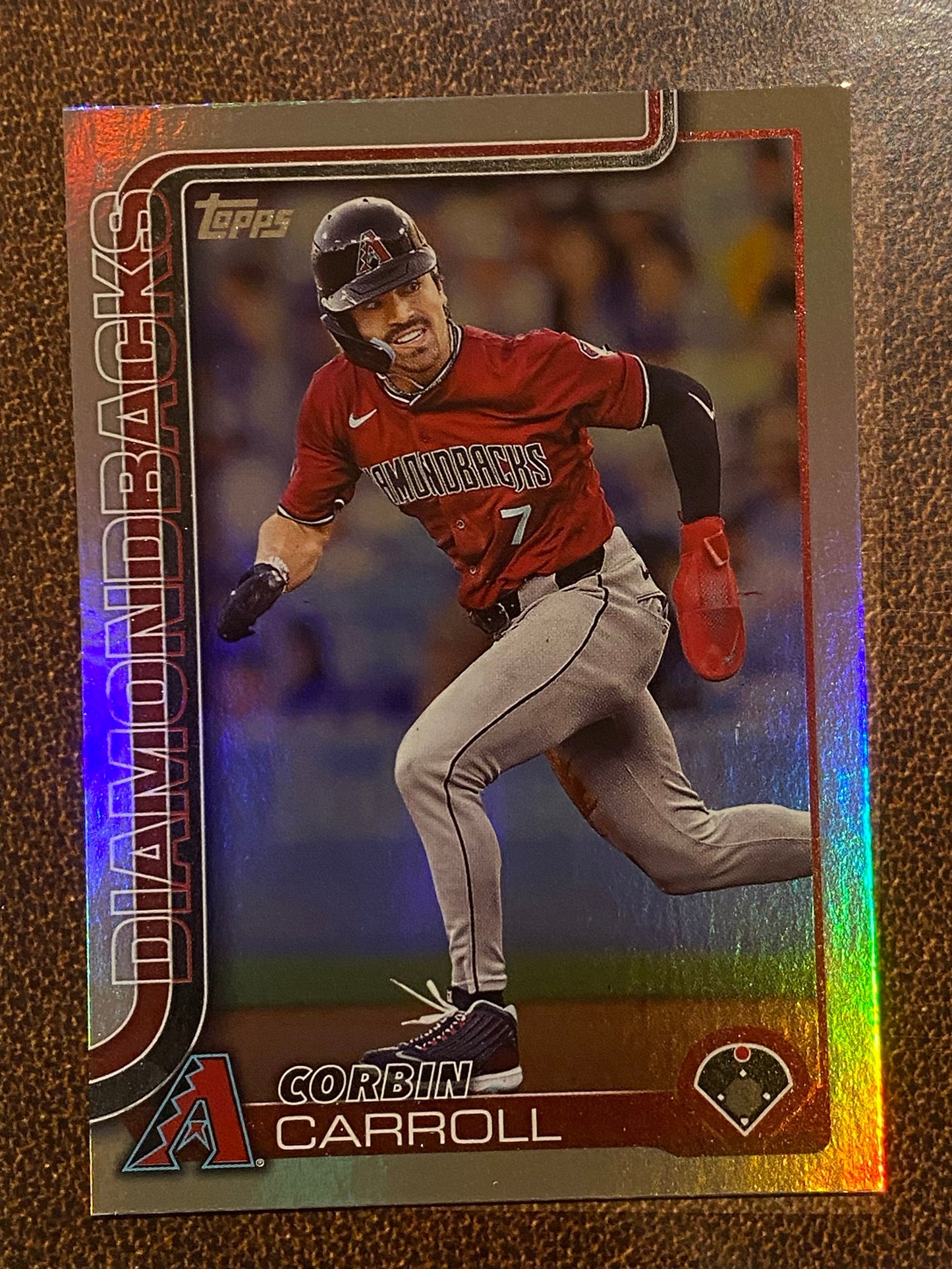 Corbin Carroll - 2025 Topps Series 1 - Rainbow Foil - Diamondbacks