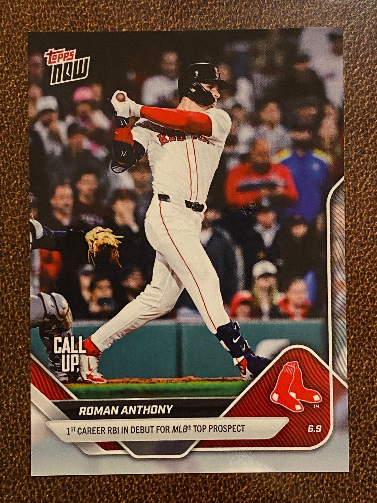 Roman Anthony - 2025 Topps Now - Card 279 (PR: 10,166) - Red Sox