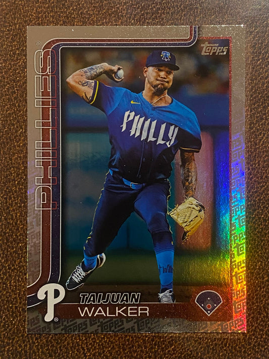 Taijuan Walker - 2025 Topps Series 2 - Fanatics Exclusive Topps Foil Border - Phillies