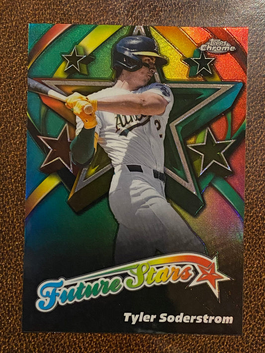 Tyler Soderstrom - 2025 Topps Chrome - Future Stars - Athletics