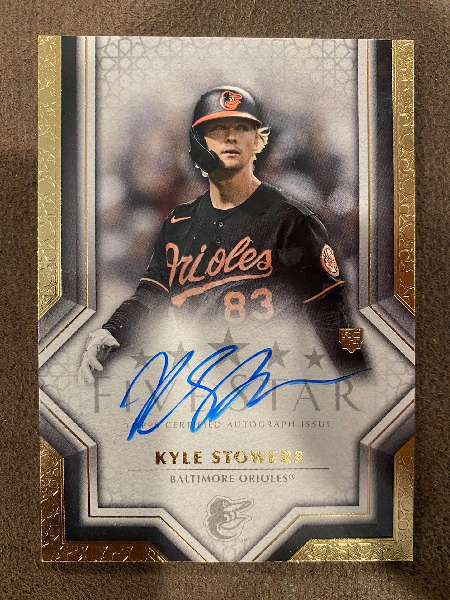 Kyle Stowers - 2023 Topps Five Star - Rookie AUTO  - Orioles