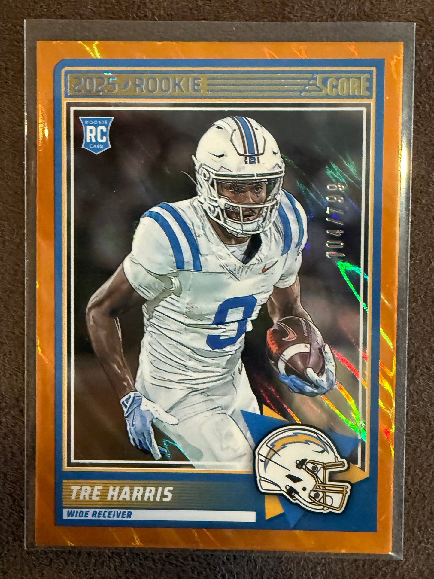 Tre Harris - 2025 Score - Orange /799 - Chargers