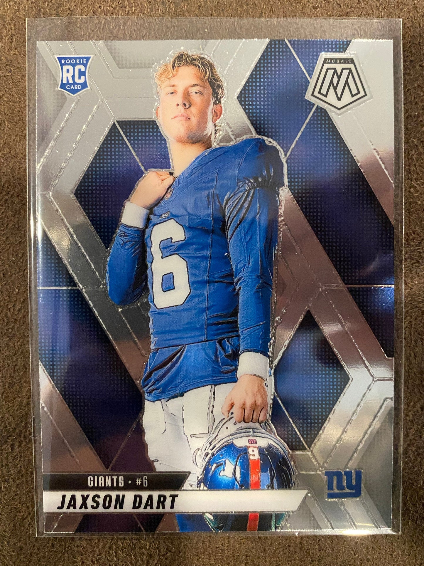 Jaxson Dart - 2025 Panini Moasic - Rookie Image Variation - Giants