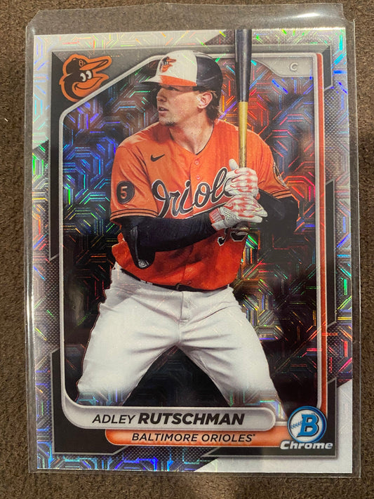 Adley Rutschman - 2024 Bowman Chrome - Mojo - Orioles