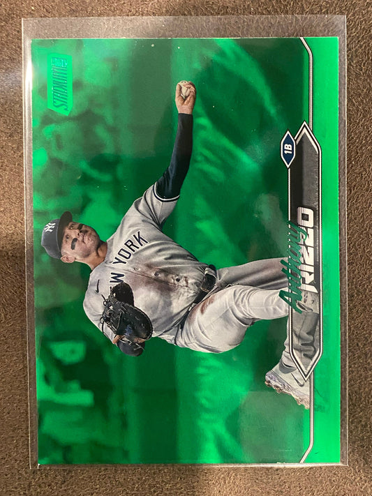 Anthony Rizzo - 2024 Topps Stadium Club - Green Foil /199 - Yankees