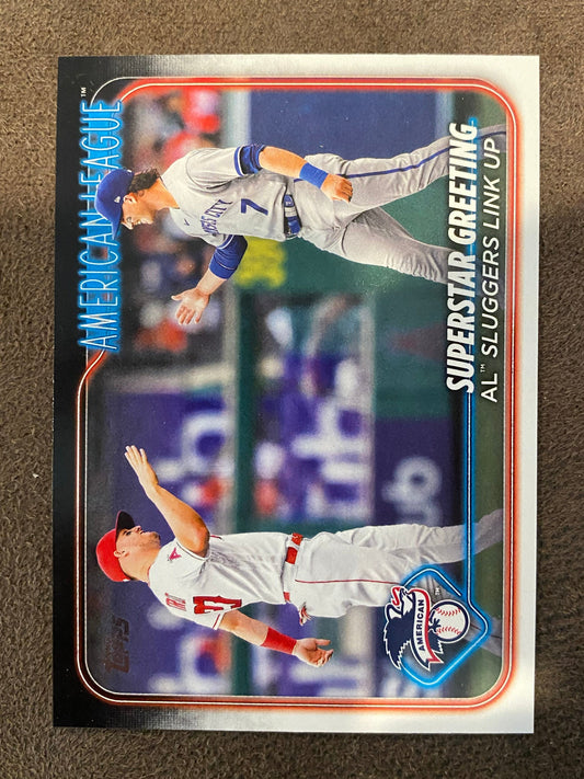 Mike Trout/Bobby Witt - 2024 Topps Series 2 - Base Card - Royals