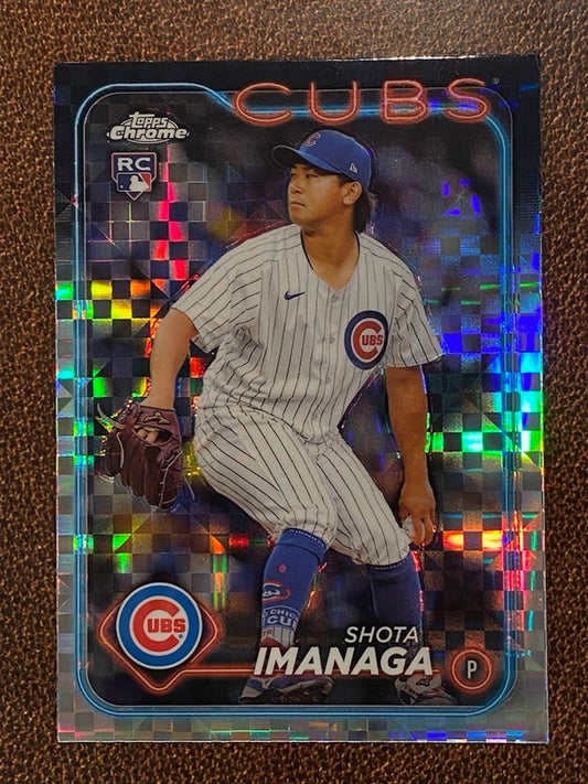 Shota Imanaga - 2024 Topps Chrome - Rookie XFractor - Cubs