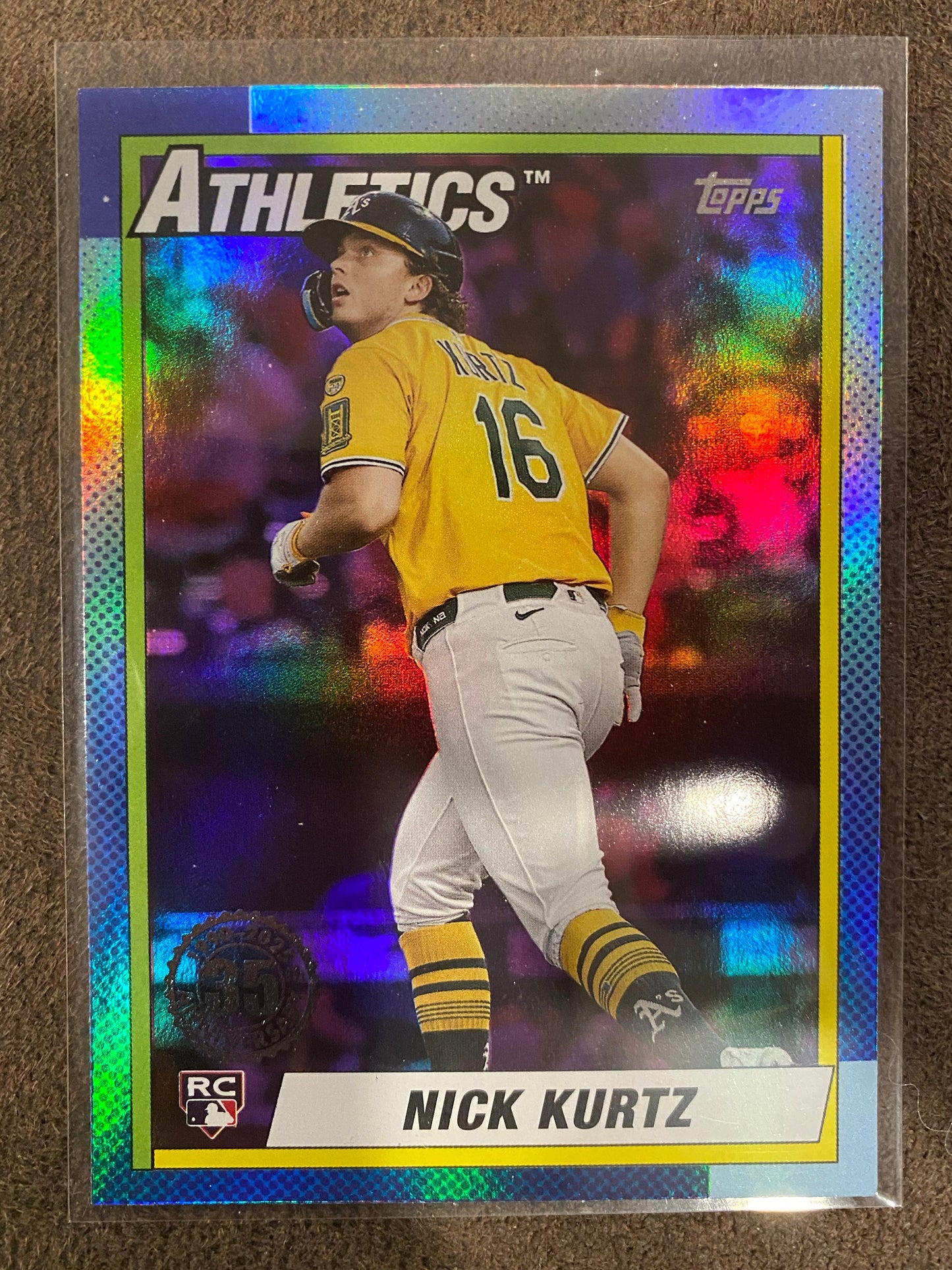 Nick Kurtz - 2025 Topps Update - 1990 Pink Foil Rookie - Athletics