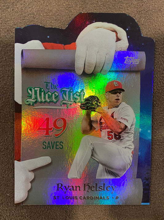 Ryan Helsey - 2025 Topps Holiday - The Nice List - Cardinals