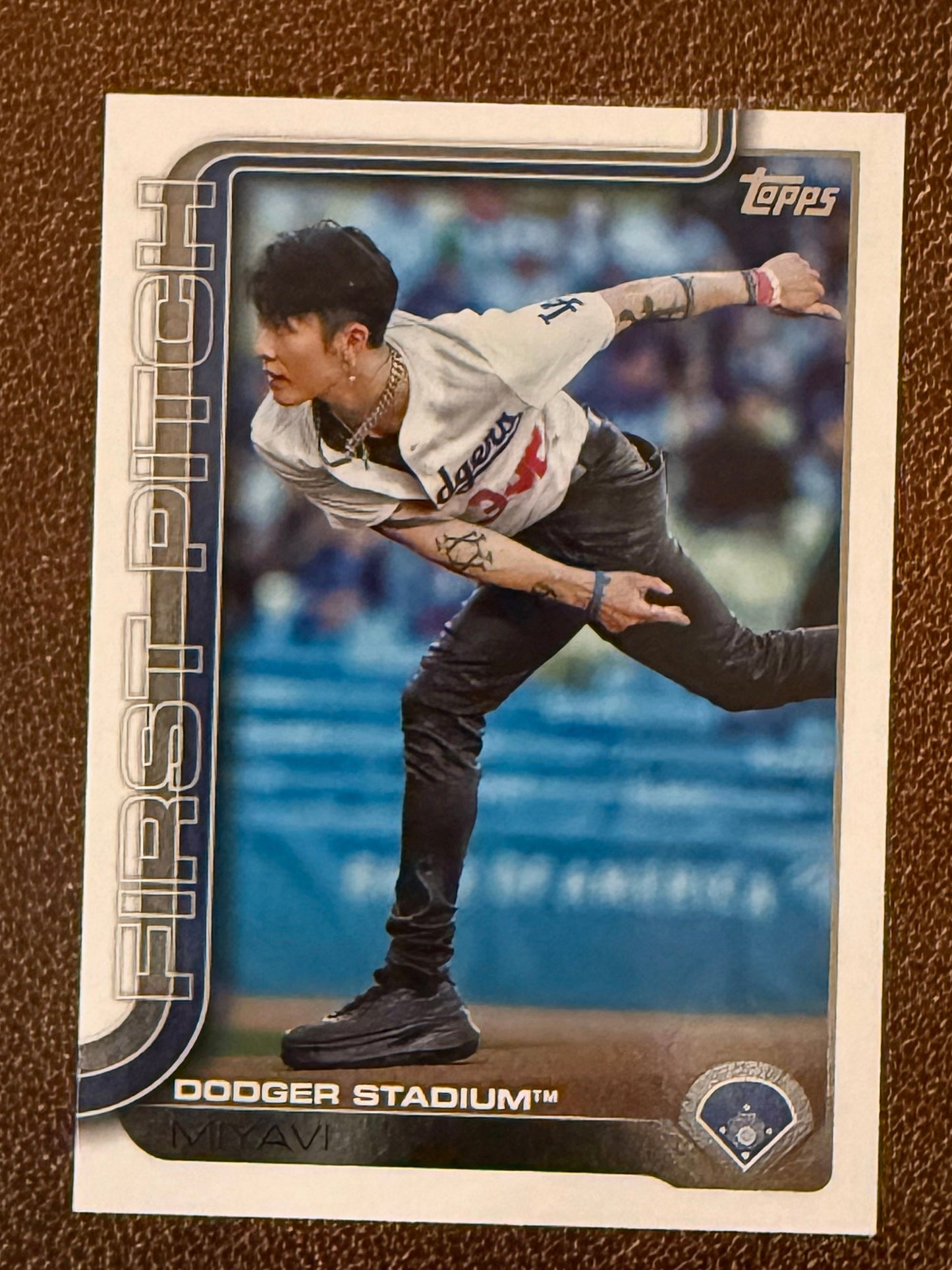 MIYAVI - 2025 Topps Update - First Pitch Insert - Dodgers
