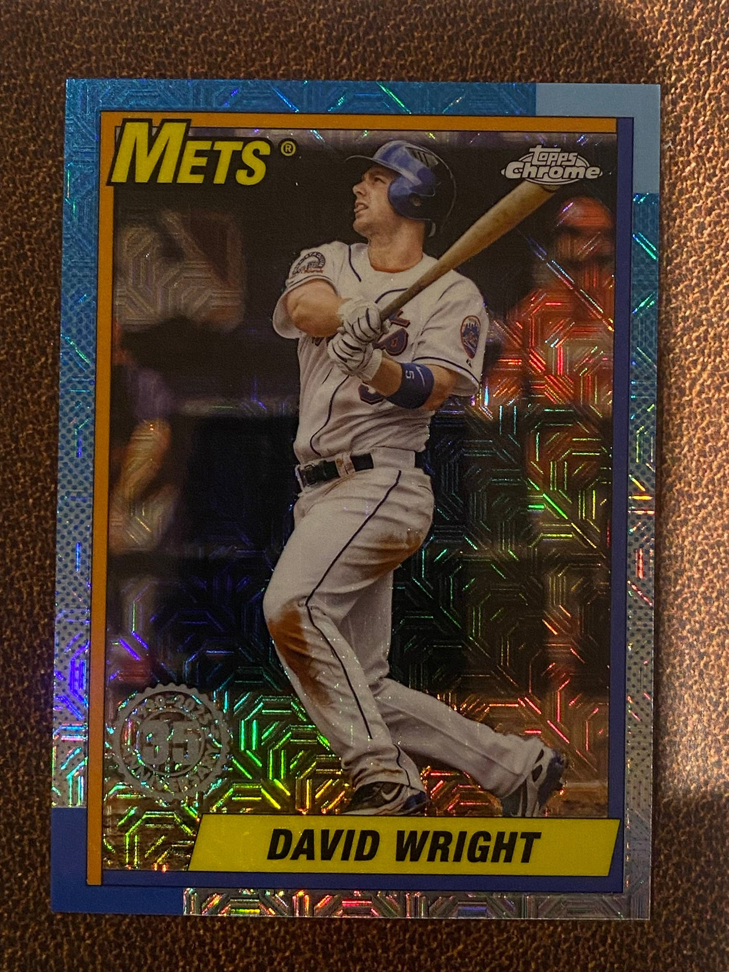 David Wright - 2025 Topps Update - 1990 Mojo Refractor - Mets