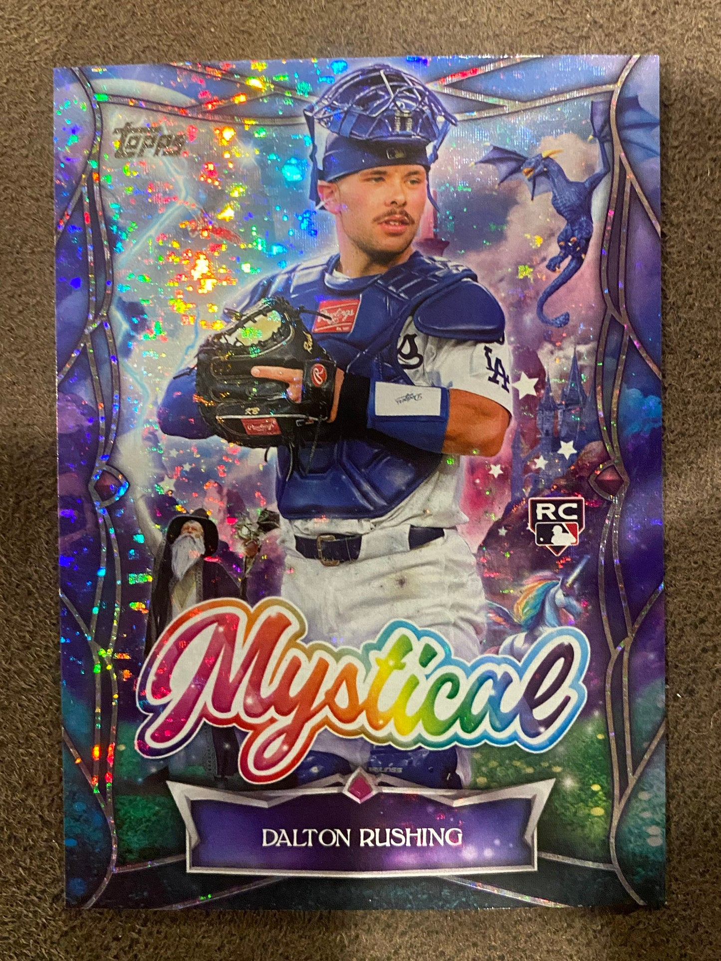 Dalton Rushing - 2025 Topps Update - Mystical Insert - Dodgers