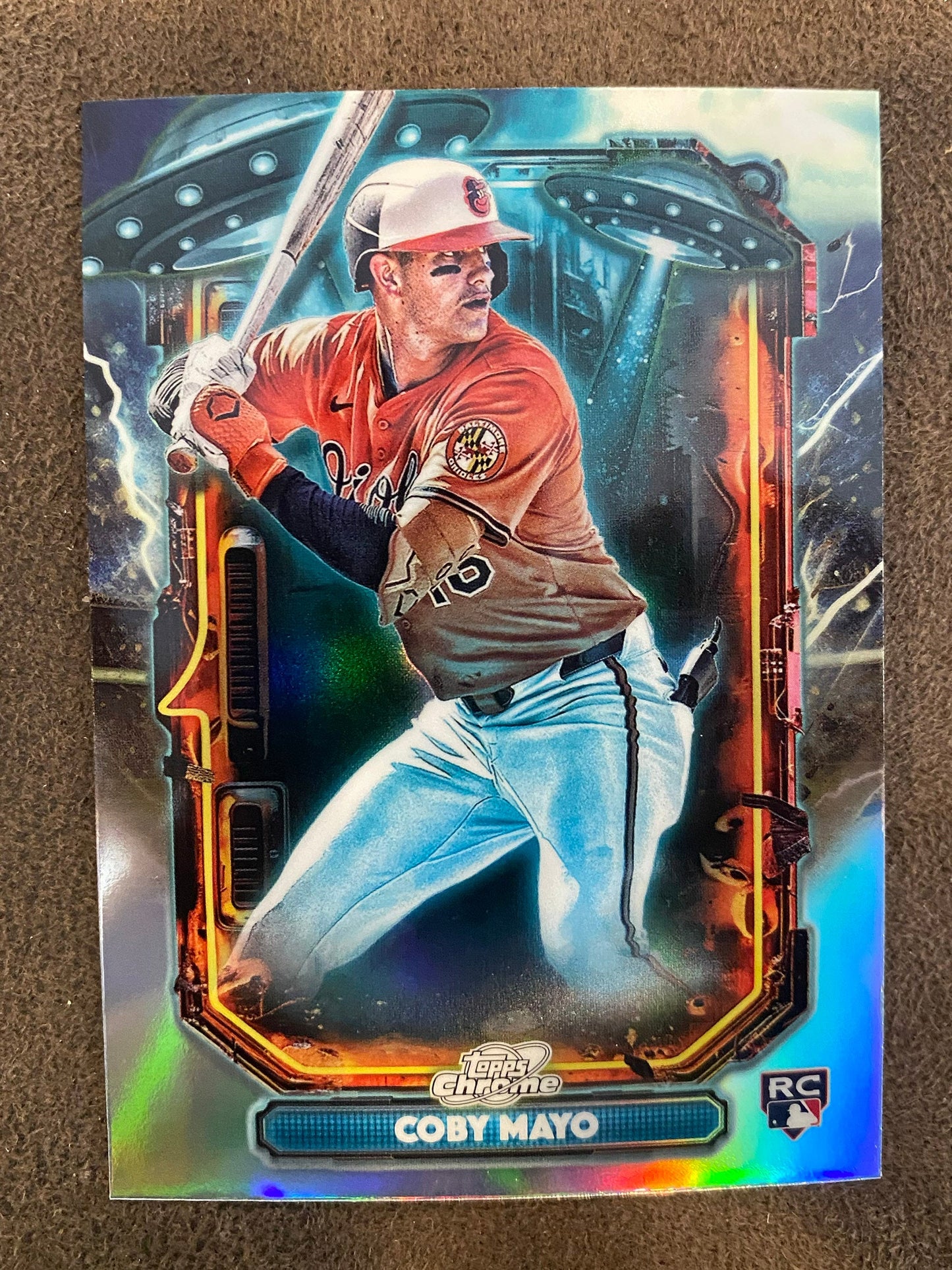 Coby Mayo - 2025 Topps Chrome Cosmic - Extraterrestrial Talent Insert - Orioles