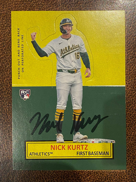 Nick Kurtz - 2025 Topps Archives - Stand Ups Insert - Athletics