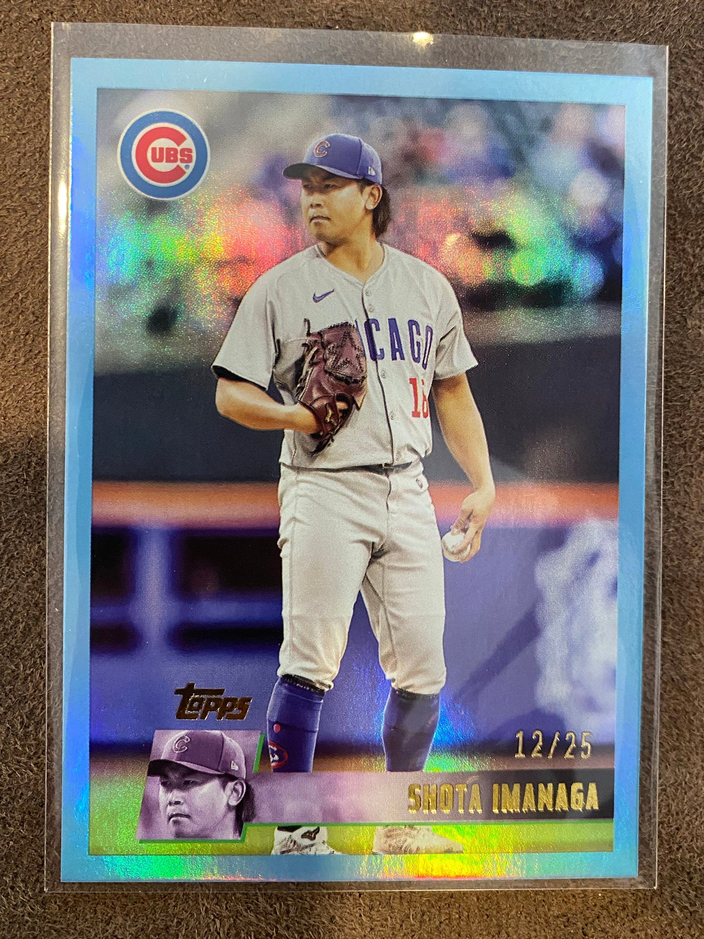 Shota Imanaga - 2025 Topps Archives - Blue /25 - Cubs