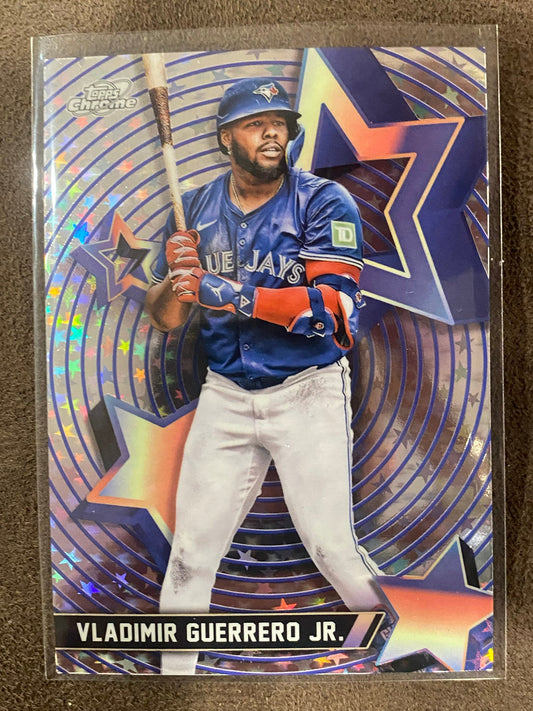 Vladimir Guerrero Jr. - 2025 Topps Chrome Cosmic - Starfractor SP - Blue Jays