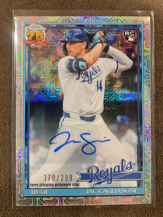 Jac Caglianone - 2026 Topps Series 1 - Rookie Mojo AUTO /299 - Royals