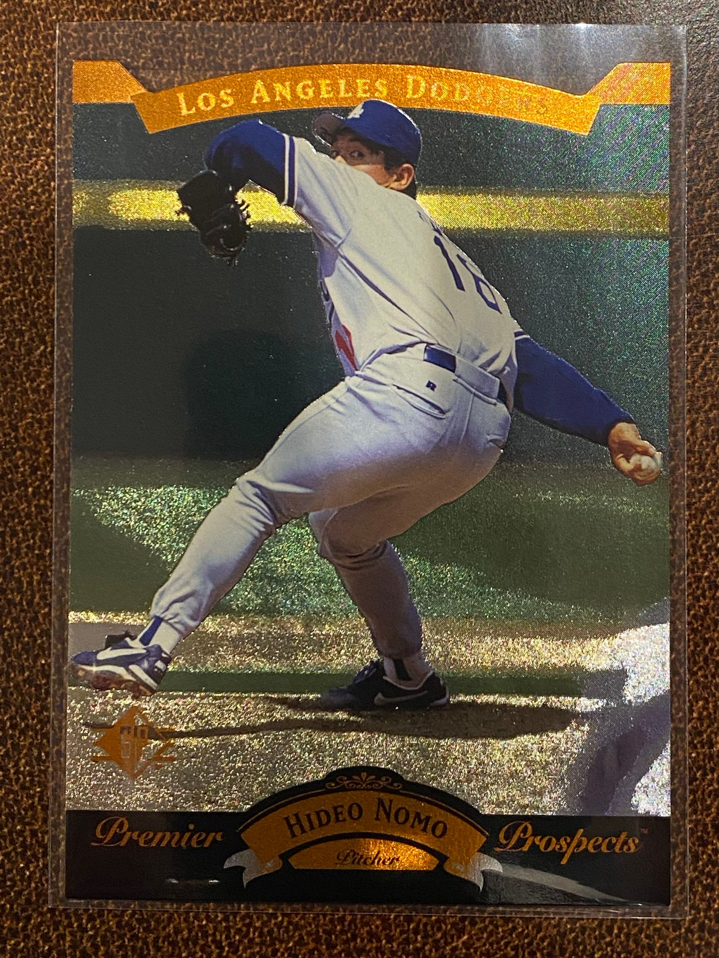 Hideo Nomo - 1995 Upper Deck SP - Premier Prospect Die Cut - Dodgers