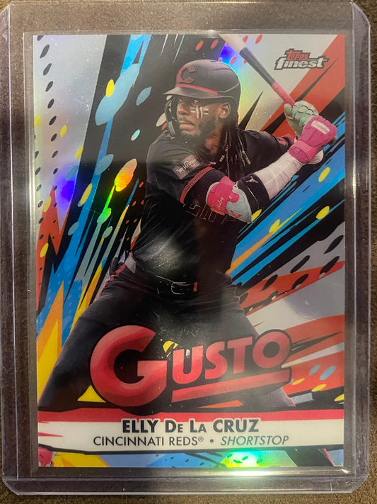 Elly De La Cruz - 2025 Topps Finest - Gusto SSP - Reds
