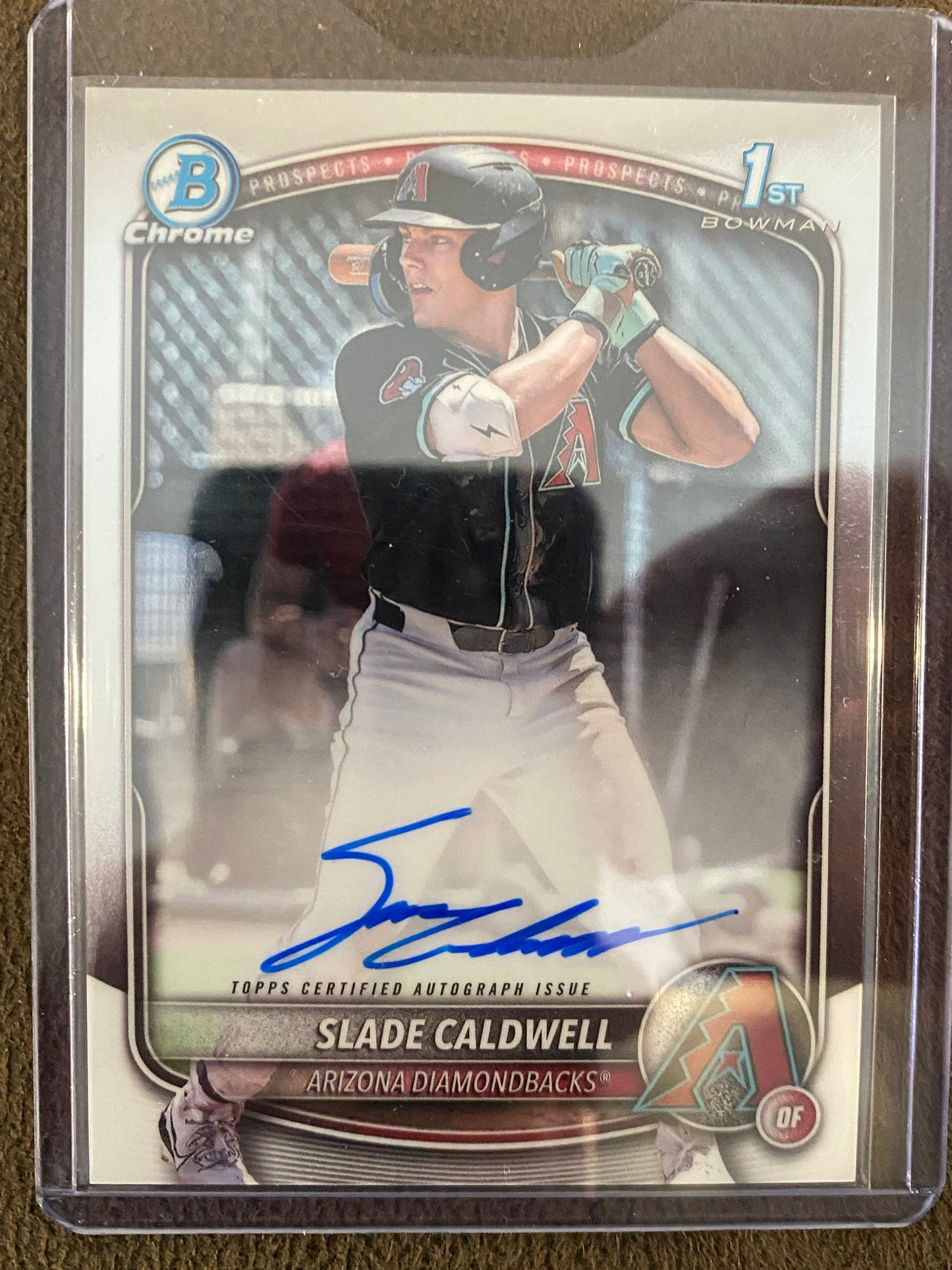 Slade Caldwell - 2025 Bowman - 1st Chrome AUTO - Diamondbacks