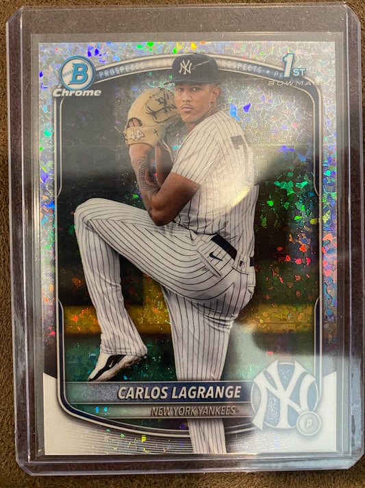 Carlos Lagrange - 2024 Bowman - 1st Bowman Mini Diamond - Yankees