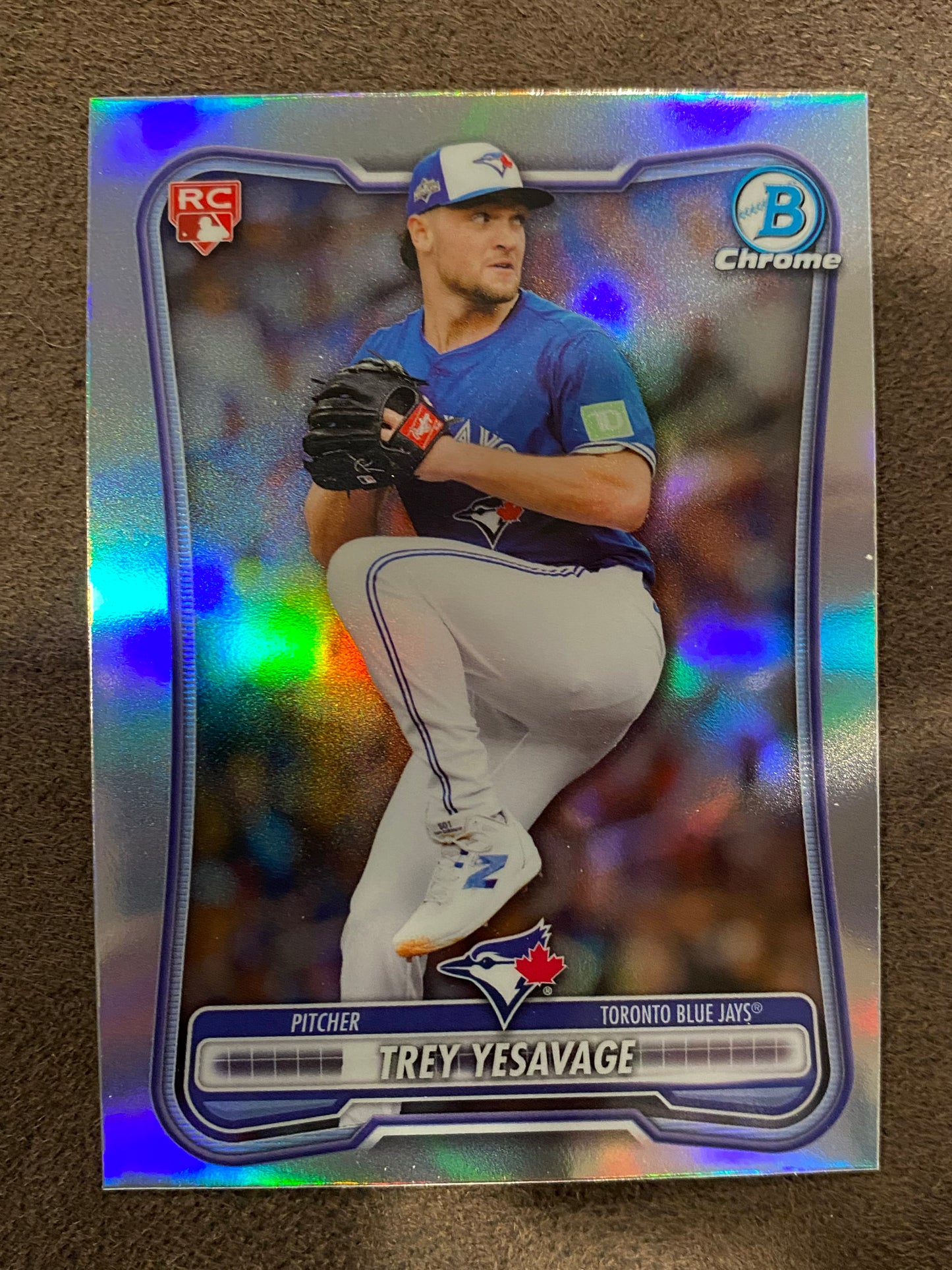 Trey Yesavage - 2026 Bowman - Red Rookie Redemption - Blue Jays