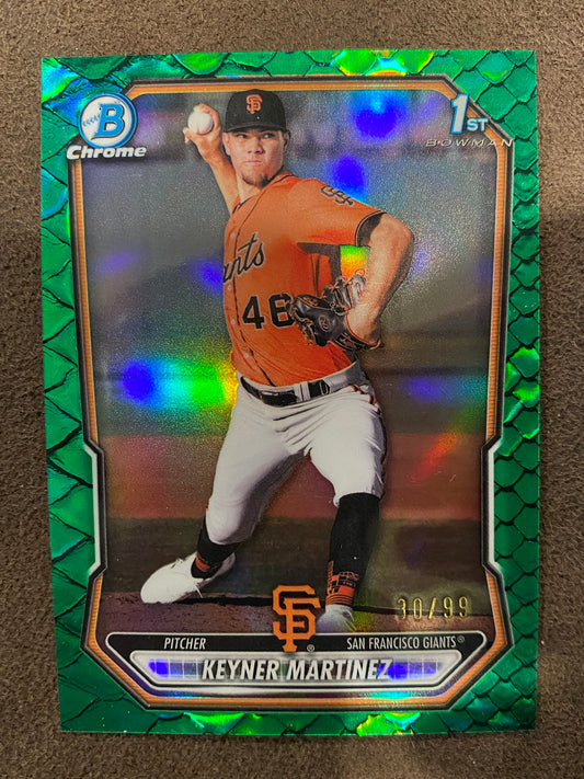 Keyner Martinez - 2026 Bowman - GREEN Reptilian /99 - Giants