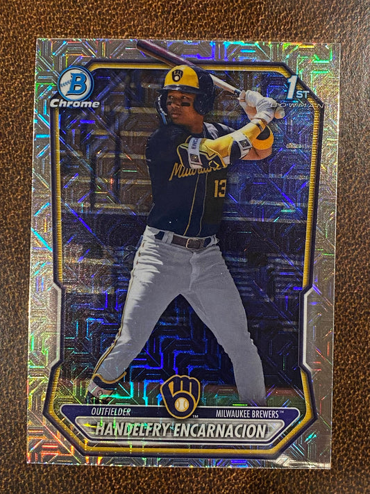 Handelfry Encarnacion - 2026 Bowman - 1st MOJO Refractor - Brewers