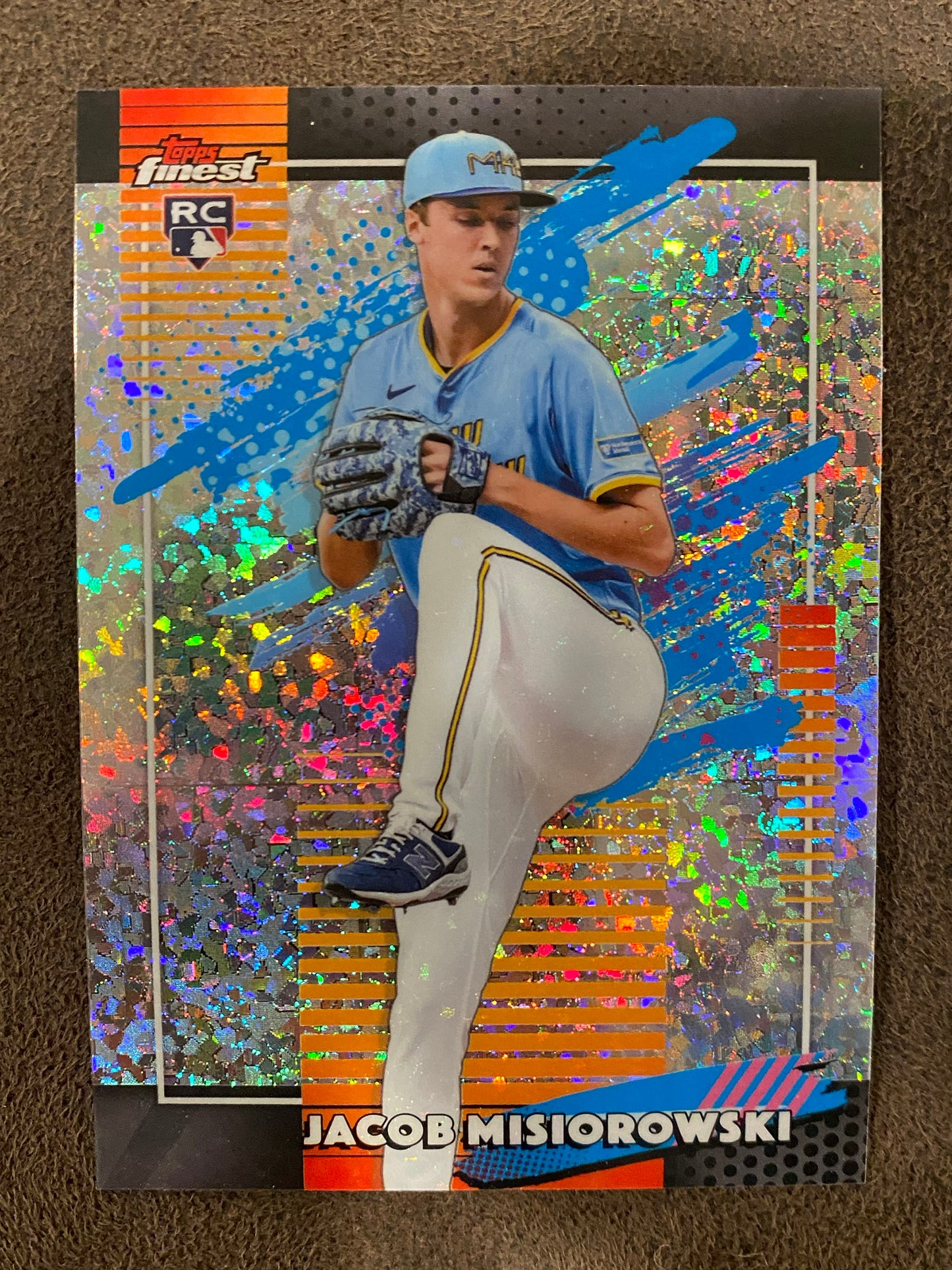 Jacob Misiorowski - 2026 Topps Finest - Uncommon Mini Diamond Rookie - Brewers