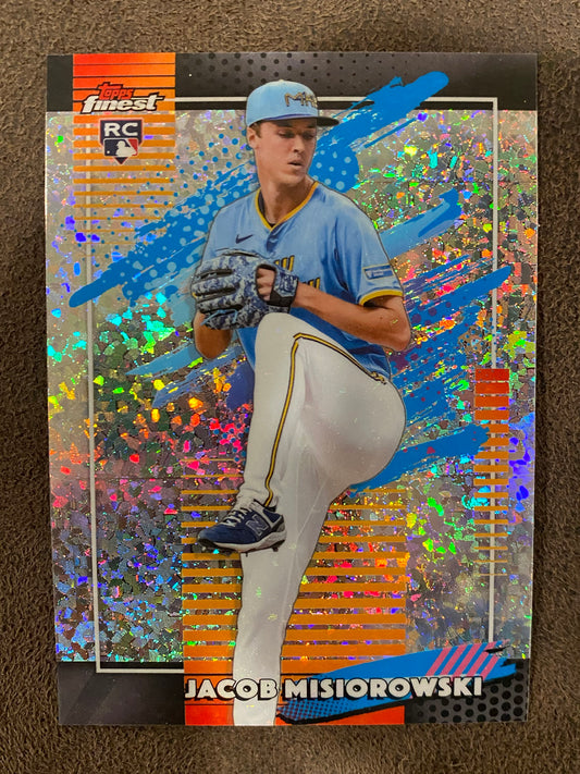 Jacob Misiorowski - 2026 Topps Finest - Uncommon Mini Diamond Rookie - Brewers