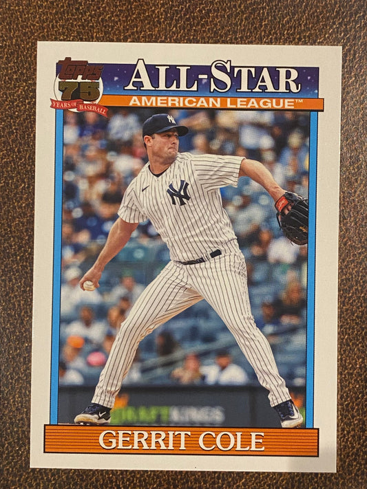 Gerrit Cole - 2026 Topps Series 2 - 1991 Topps All Stars - Yankees