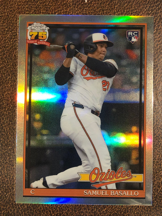 Samuel Basallo - 2026 Topps Chrome - 1991 Insert - Orioles
