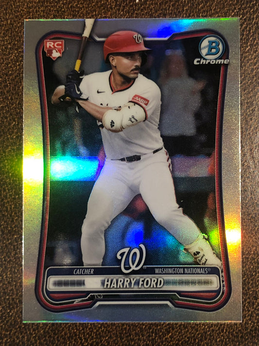 Harry Ford - 2026 Bowman - Red Rookie Refractor - Nationals